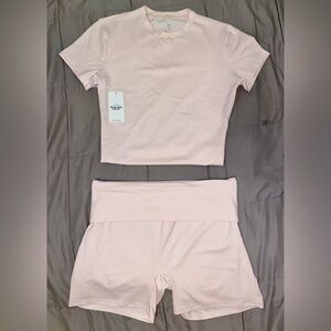 Trendy Queen Women’s 2 Piece Matching Y2K Summer Lounge Athleisure Set